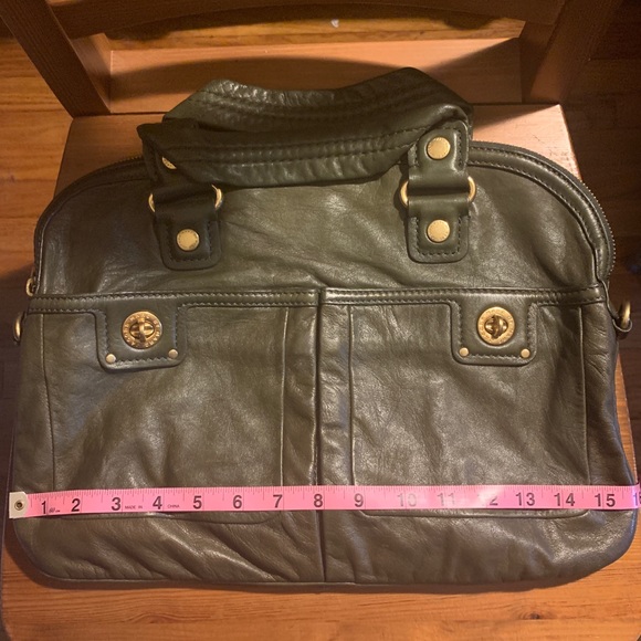 MARC By Marc Jacobs Olive Green Satchel - Picture 6 of 8